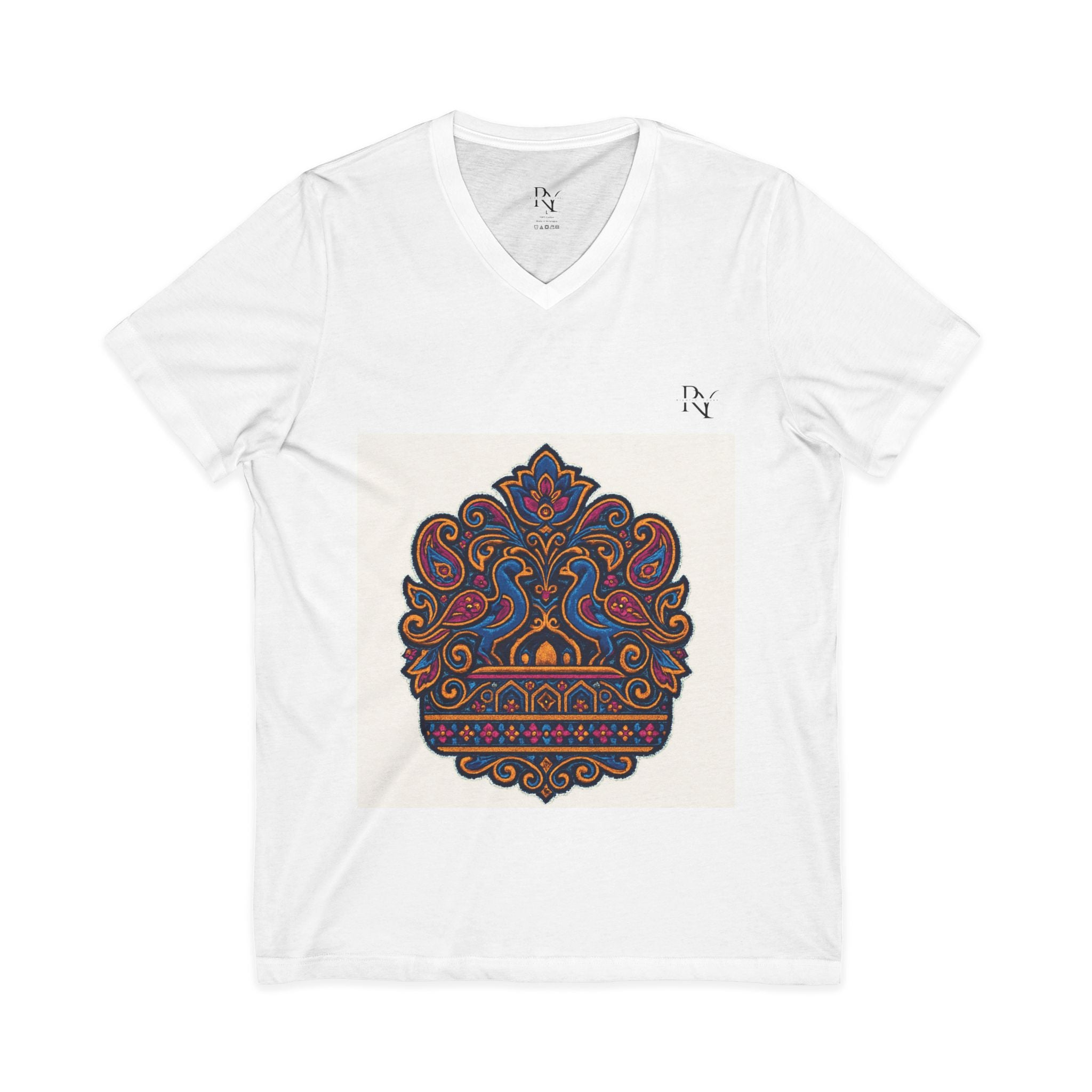 Ethnic V-Neck Tee