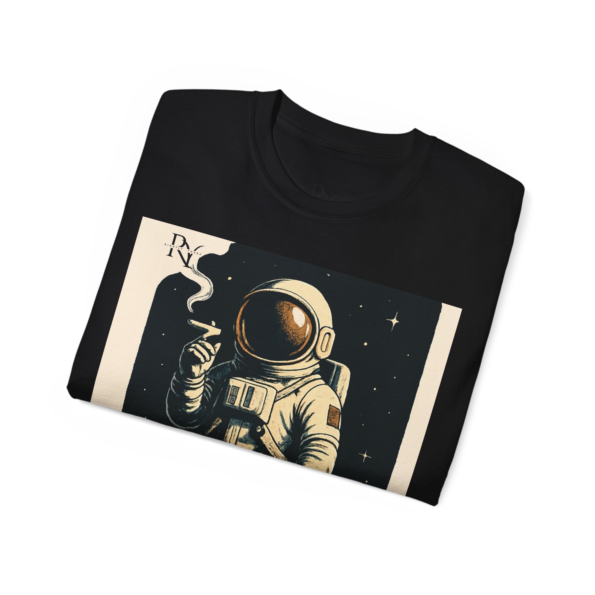 Astronaut Graphic Tee, Unisex Cotton T-Shirt, Space Lover Gift, Retro Astronaut Apparel, Casual Everyday Wear, Cool Graphic Tee