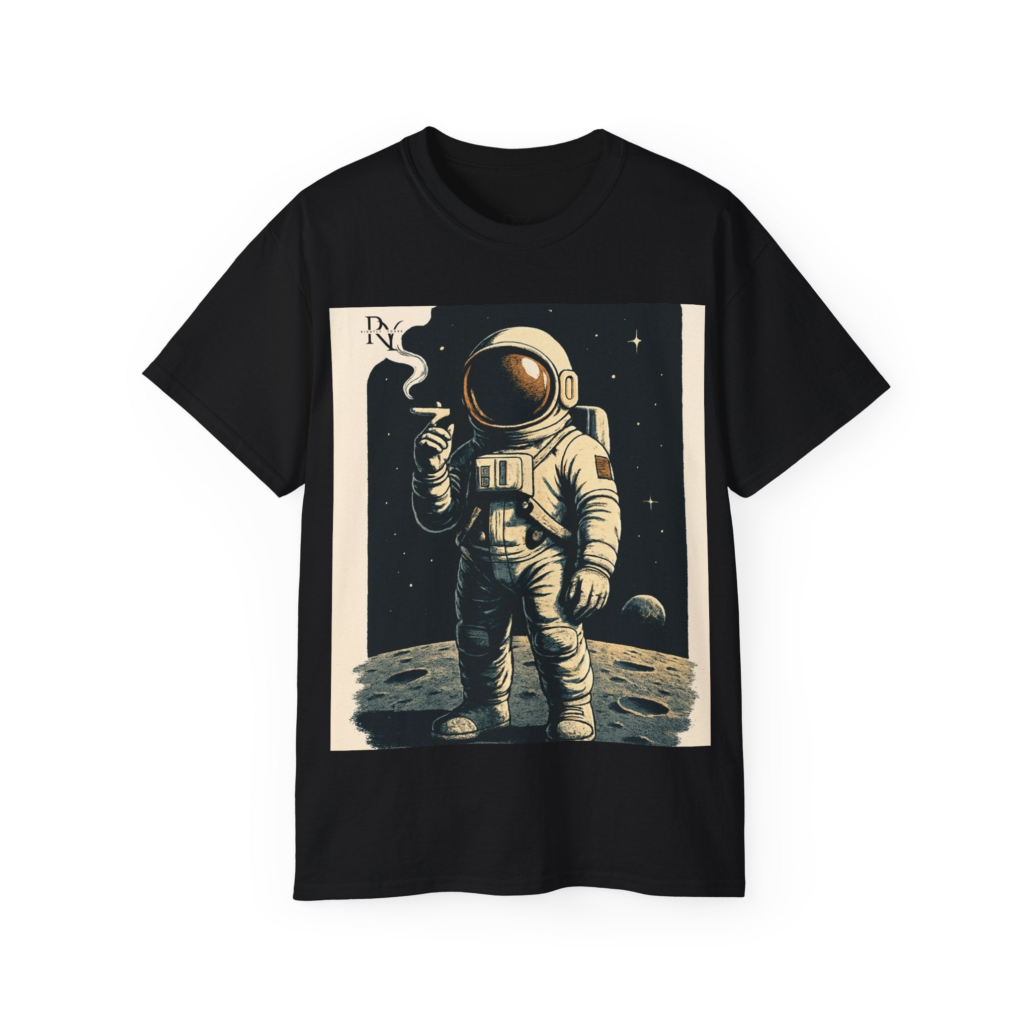 Astronaut Graphic Tee, Unisex Cotton T-Shirt, Space Lover Gift, Retro Astronaut Apparel, Casual Everyday Wear, Cool Graphic Tee