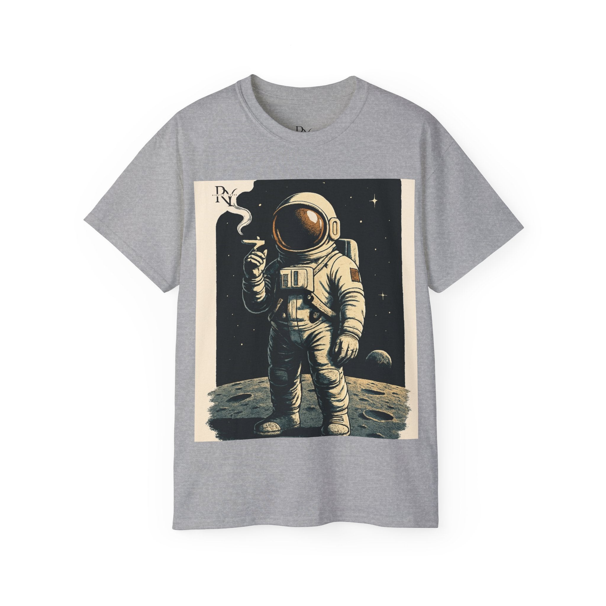 Astronaut Graphic Tee, Unisex Cotton T-Shirt, Space Lover Gift, Retro Astronaut Apparel, Casual Everyday Wear, Cool Graphic Tee
