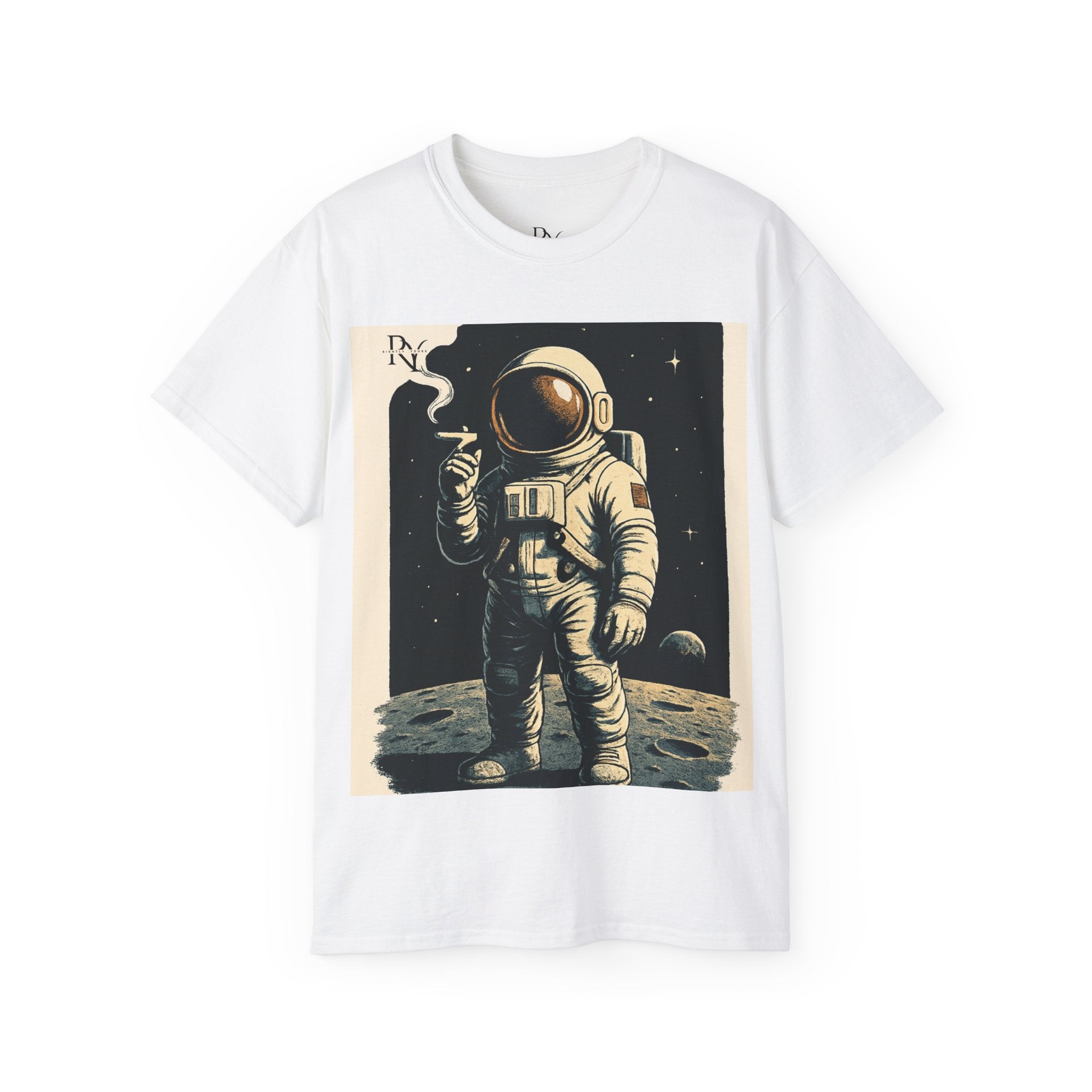 Astronaut Graphic Tee, Unisex Cotton T-Shirt, Space Lover Gift, Retro Astronaut Apparel, Casual Everyday Wear, Cool Graphic Tee