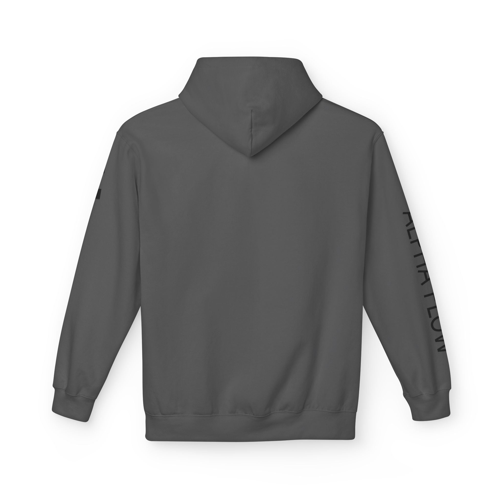 Alpha Flow Unisex Fleece Hoodie - Cozy Style for Everyday Wear, Perfect Gift for Fitness Lovers, Minimalist Design, Warm Layer