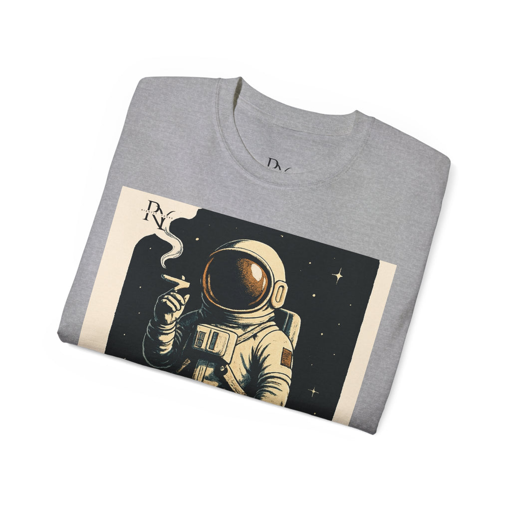 Astronaut Graphic Tee, Unisex Cotton T-Shirt, Space Lover Gift, Retro Astronaut Apparel, Casual Everyday Wear, Cool Graphic Tee